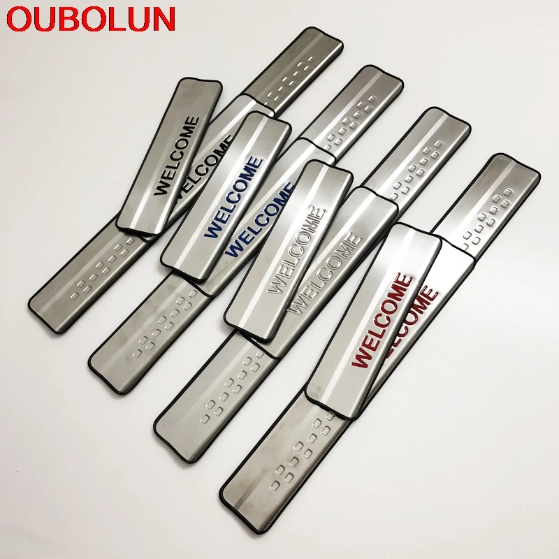 OUBOLUN для Toyota RAV4 RAV 4 2013 2014 2015 2016 2017 2018 пороги дверных порогов педали накладка из