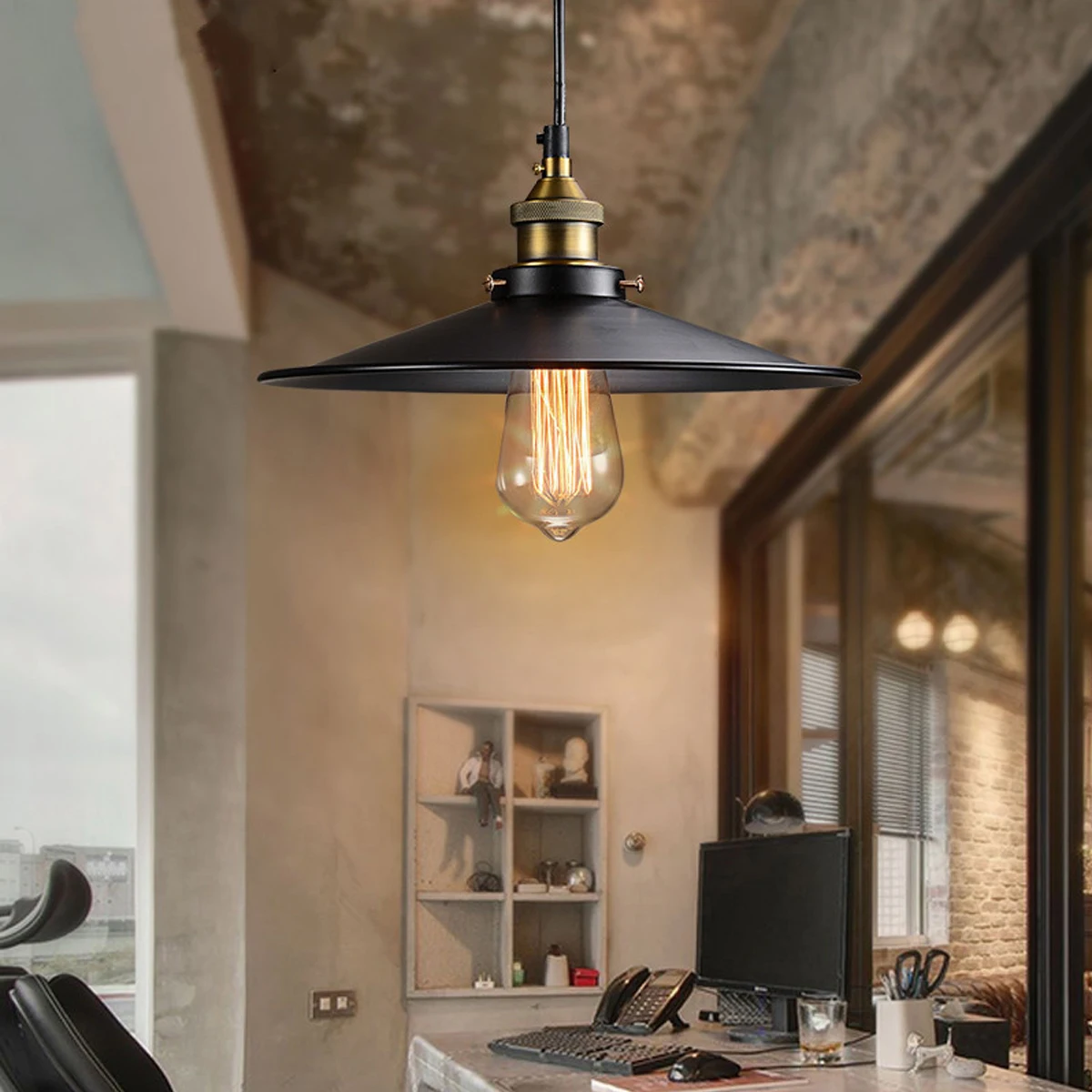 26cm Loft Vintage Ceiling Lamp Retro Industrial Chandelier Fixture For Cafe Restaurant Bar American Style Metal Light
26cm Loft Vintage Ceiling Lamp Retro Industrial Chandelier Fixture For Cafe Restaurant Bar American Style Metal Light