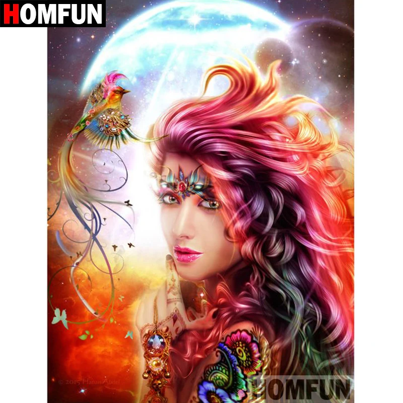 HOMFUN 5D DIY Diamond Painting Full Square/Round Drill "Peacock girl" Embroidery Cross Stitch gift Home Decor Gift A09165
HOMFUN 5D DIY Diamond Painting Full Square/Round Drill "Peacock girl" Embroidery Cross Stitch gift Home Decor Gift A09165