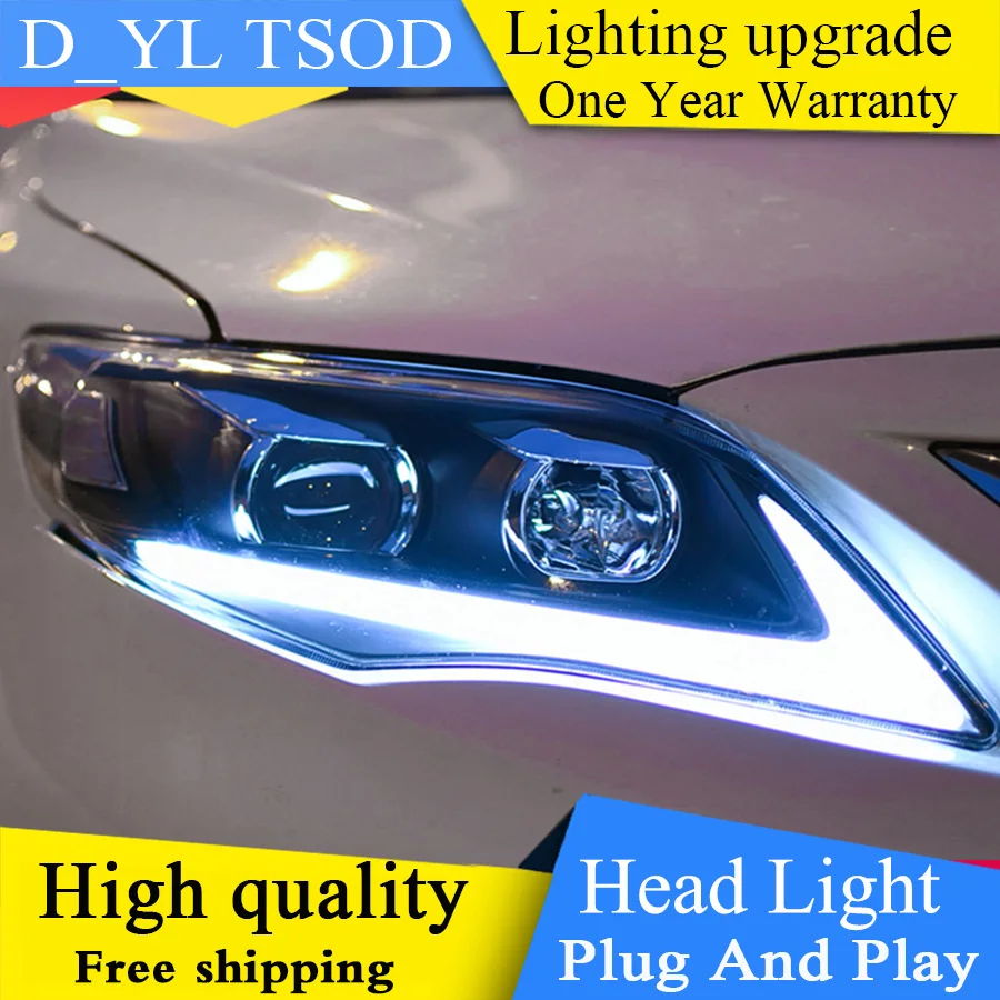 D-YL Car Styling for Toyota Corolla Headlights 2011-2014 Altis LED Headlight DRL Bi Xenon Lens High Low Beam Parking Fog Lamp
D-YL Car Styling for Toyota Corolla Headlights 2011-2014 Altis LED Headlight DRL Bi Xenon Lens High Low Beam Parking Fog Lamp
