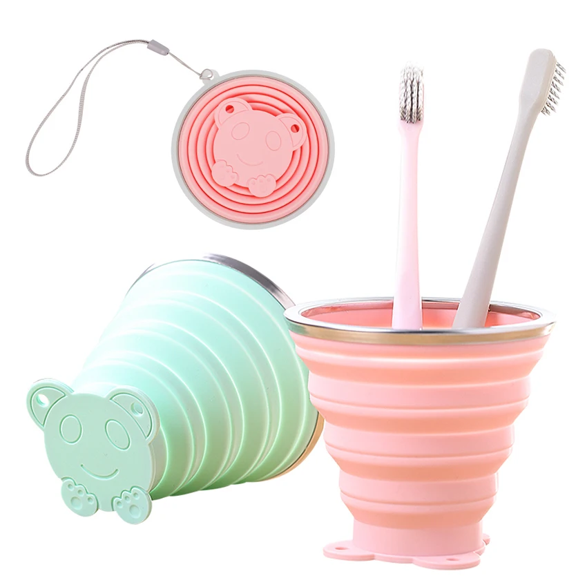 250ML Travel Cup Stainless Steel Silicone Retractable Collapsible Cups Outdoor Sport Water Bottle Telescopic Coffee Cup
250ML Travel Cup Stainless Steel Silicone Retractable Collapsible Cups Outdoor Sport Water Bottle Telescopic Coffee Cup