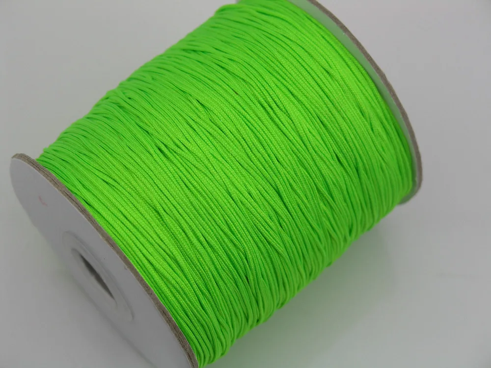 31 Colors Avail. --ECO 1.0mm Chinese Knot Cord/Braided Macrame Nylon Beading Cord Best For Shamballa Bracelet (350Yds/Roll)--BCA
31 Colors Avail. --ECO 1.0mm Chinese Knot Cord/Braided Macrame Nylon Beading Cord Best For Shamballa Bracelet (350Yds/Roll)--BCA