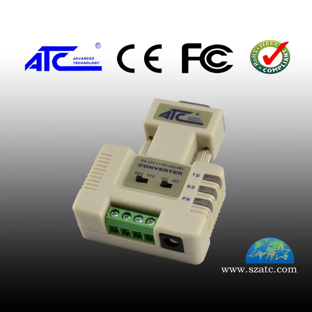Industrial RS232 turn RS485/422 active serial converter photoelectric isolation 422 switch ATC-105
Industrial RS232 turn RS485/422 active serial converter photoelectric isolation 422 switch ATC-105