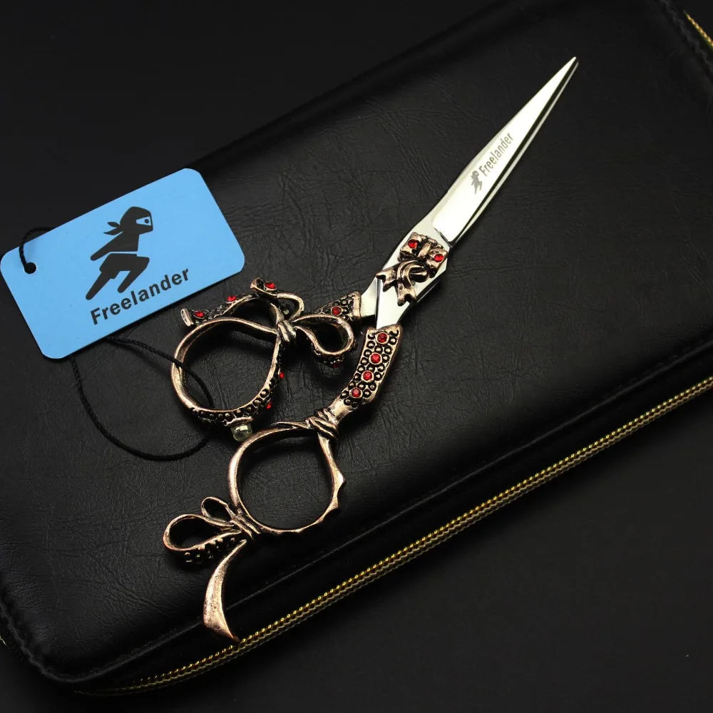 6.0 inch Freelander 440C TB-66 hairdressing scissors unique hairdressing scissors professional hair care artifact
6.0 inch Freelander 440C TB-66 hairdressing scissors unique hairdressing scissors professional hair care artifact