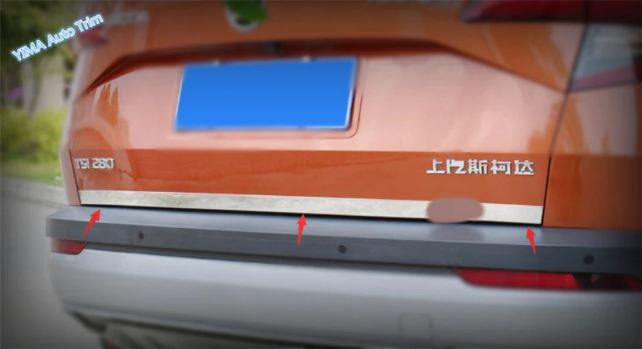 Lapetus Auto Styling Rear Tail Trunk Door Lid Protection Strip Cover Trim Kit 1 Pcs For Skoda Karoq 2018 2019 / Stainless Steel
Lapetus Auto Styling Rear Tail Trunk Door Lid Protection Strip Cover Trim Kit 1 Pcs For Skoda Karoq 2018 2019 / Stainless Steel