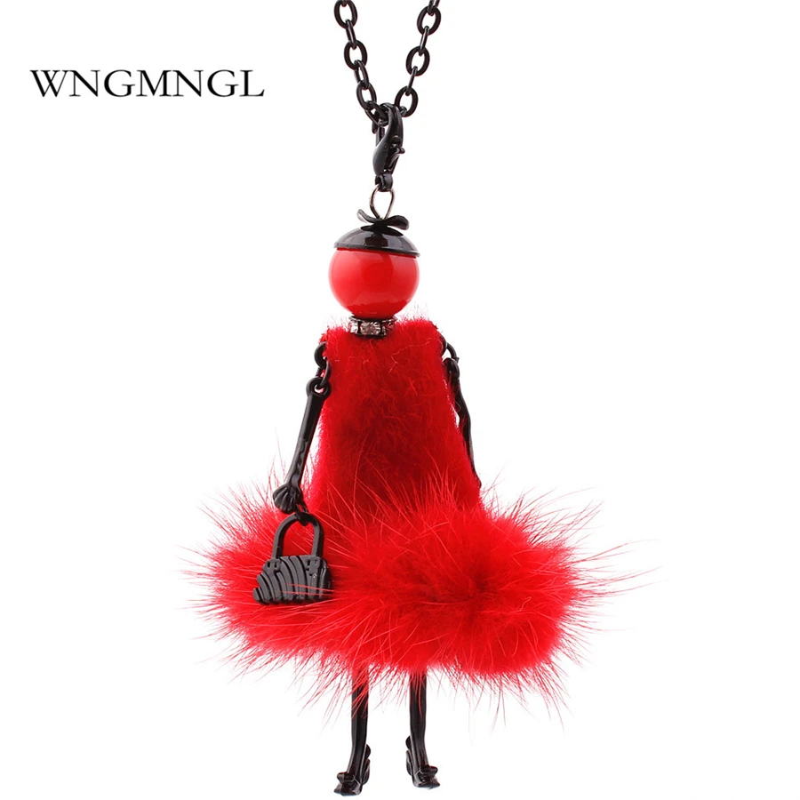 WNGMNGL 2018 New Charm 6 Colors Doll Baby Necklace Winter fur Doll Key Chains For Women Femme Accessories Fashion Jewelry Gifts
WNGMNGL 2018 New Charm 6 Colors Doll Baby Necklace Winter fur Doll Key Chains For Women Femme Accessories Fashion Jewelry Gifts