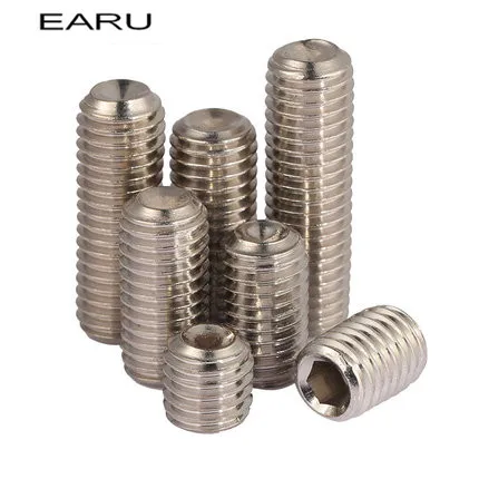 100 pieces M4*10mm 304 Stainless Steel Socket Plug Set Screws Inner Hexagon Hex Hexagonal Head Jimi No Top Wire
100 pieces M4*10mm 304 Stainless Steel Socket Plug Set Screws Inner Hexagon Hex Hexagonal Head Jimi No Top Wire
