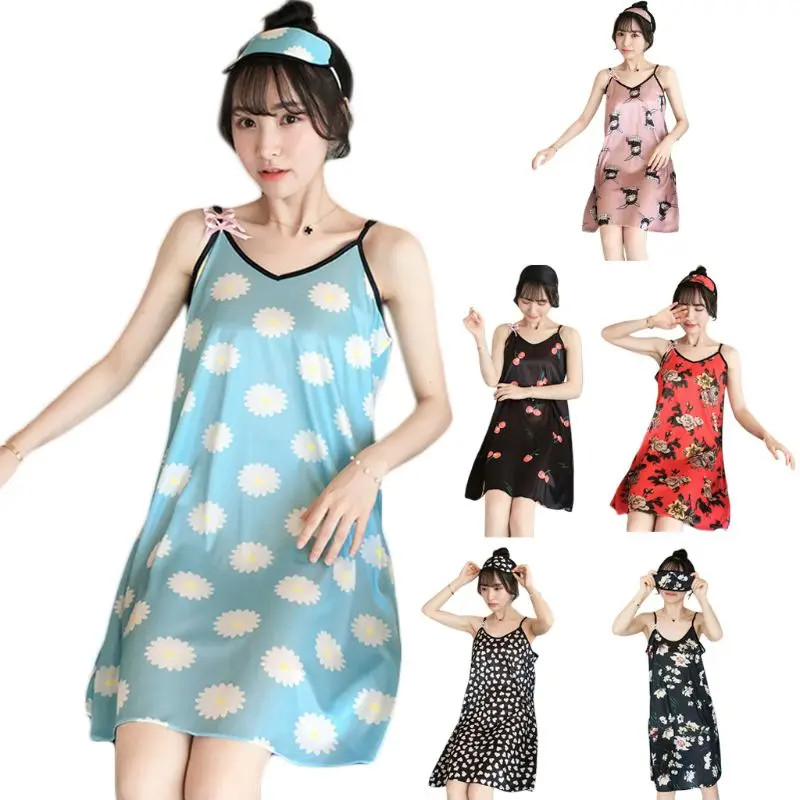 Женская Летняя шелковая ночная рубашка длиной до колена на тонких бретельках с цветочным принтом в виде сердца, с графическим принтом, ночн...
Женская Летняя шелковая ночная рубашка длиной до колена на тонких бретельках с цветочным принтом в виде сердца, с графическим принтом, ночн...