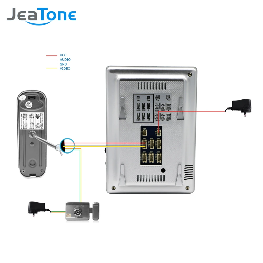JeaTone 4" Wired Color LCD Video Door Phone Intercom Security Camera Hands Free Visual Intercom Record IR Night Vision Touch Key
JeaTone 4" Wired Color LCD Video Door Phone Intercom Security Camera Hands Free Visual Intercom Record IR Night Vision Touch Key
