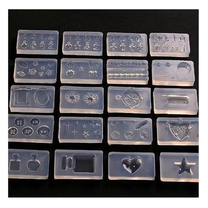 20pcs DIY Alphabet Flower Silicone Mold Jewellery Pendant Accessories Nail Art Mini Resin Craft Handmade Craft Cabochon Charms
20pcs DIY Alphabet Flower Silicone Mold Jewellery Pendant Accessories Nail Art Mini Resin Craft Handmade Craft Cabochon Charms