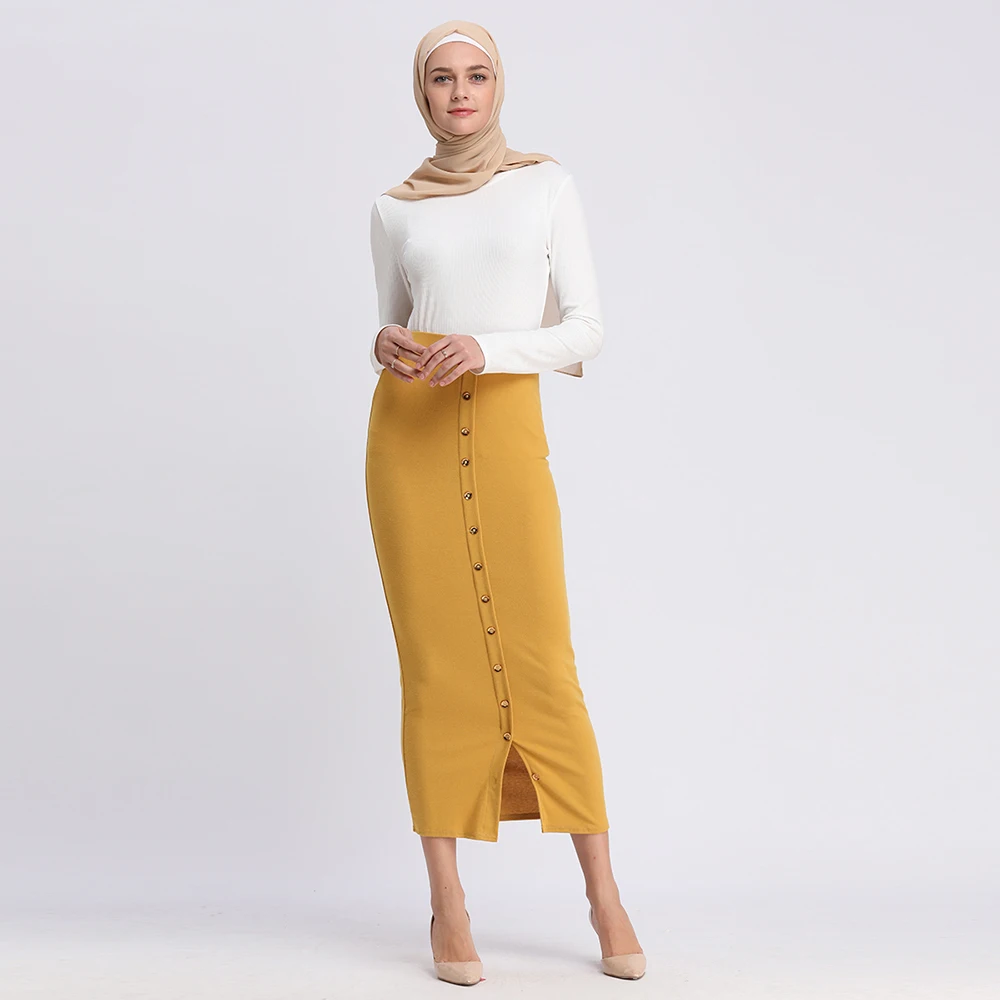 Muslim Dress Chic Women's Skirt Bottoms Long Skirts Knitted Cotton Pencil Skirt Ramadan Party Worship Service Islamic Clothing
Muslim Dress Chic Women's Skirt Bottoms Long Skirts Knitted Cotton Pencil Skirt Ramadan Party Worship Service Islamic Clothing