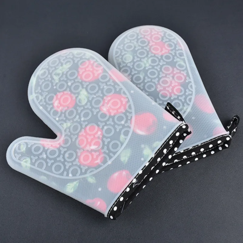 2pc/set Heat Resistant Silicone Kitchen Gloves Oven Mitts Thicker Silicone Cooking Glove Microwave Oven Kitchen Print Gloves
2pc/set Heat Resistant Silicone Kitchen Gloves Oven Mitts Thicker Silicone Cooking Glove Microwave Oven Kitchen Print Gloves