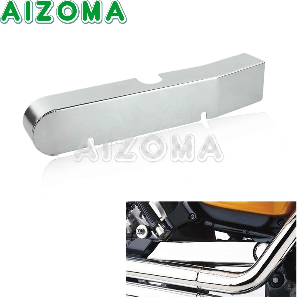 Руку сторона качели Обложка Chrome Мотоцикл просто цепи гвардии для 2006-2017 Suzuki M109R BOSS