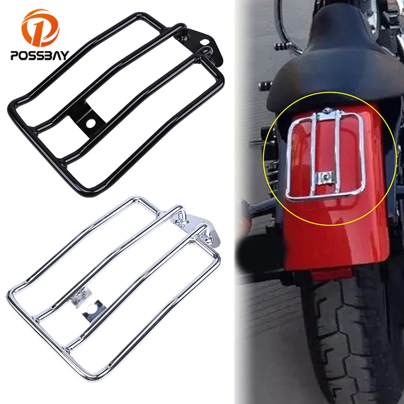 POSSBAY Motorcycle Luggage Rack Carrier Bike For Harley Sportster XL883 1200 Luggage Rear Fender Rack Support Shelf Black/Chrome
POSSBAY Motorcycle Luggage Rack Carrier Bike For Harley Sportster XL883 1200 Luggage Rear Fender Rack Support Shelf Black/Chrome