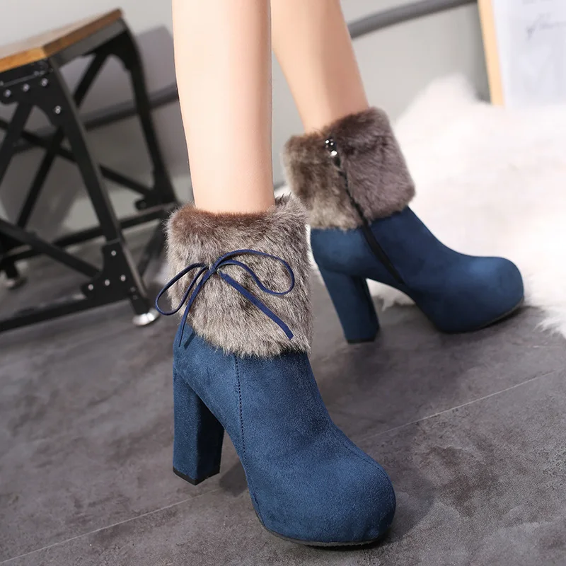 NEW women mid calf boots sexy winter slip on round toe fashion shoes Handmade warm 10cm heels super high heel riding fur boots
NEW women mid calf boots sexy winter slip on round toe fashion shoes Handmade warm 10cm heels super high heel riding fur boots