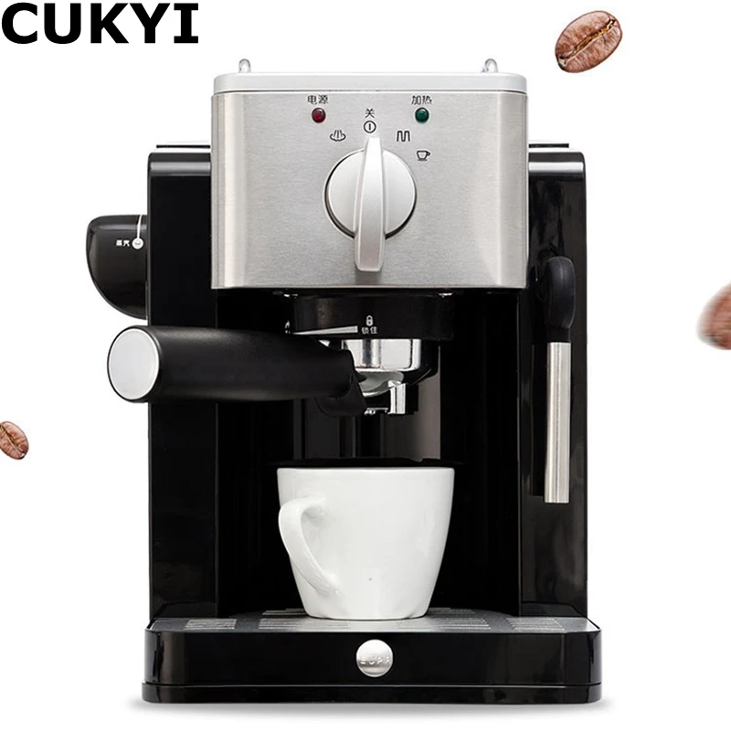 CUKYI 850 Вт Высококачественная Итальянская Кофеварка эспрессо 15 бар материал высокого давления из нержавеющей стали полуавтоматическая кофе...
CUKYI 850 Вт Высококачественная Итальянская Кофеварка эспрессо 15 бар материал высокого давления из нержавеющей стали полуавтоматическая кофе...