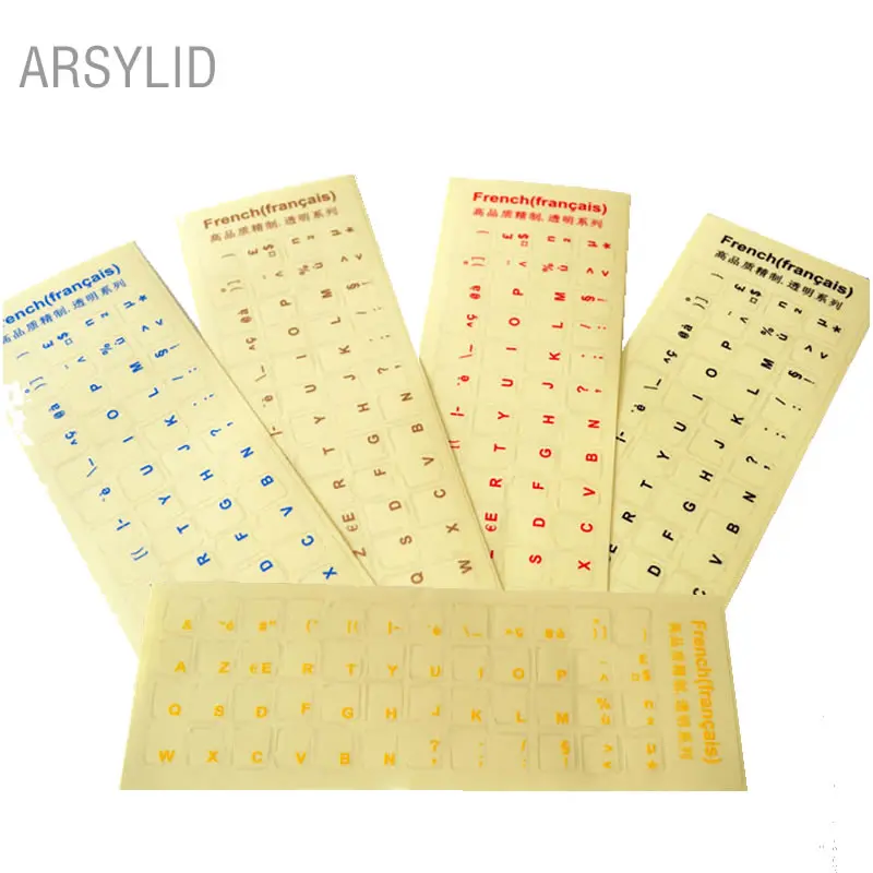 2pcs France Language Sticker Letters Super Durable Keyboard Sticker Alphabet for All Kind of Desktop computer notebook Keyboard
2pcs France Language Sticker Letters Super Durable Keyboard Sticker Alphabet for All Kind of Desktop computer notebook Keyboard
