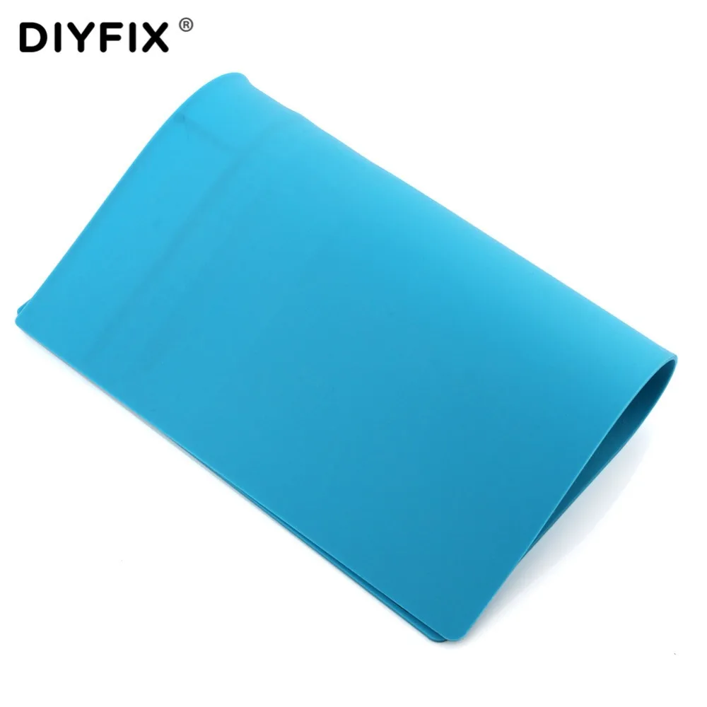 DIYFIX 34x24cm ESD Heat Insulation Silicone Soldering Desk Pad Phone PC Computer BGA Repair Mat Maintenance Platform DIY Tool |