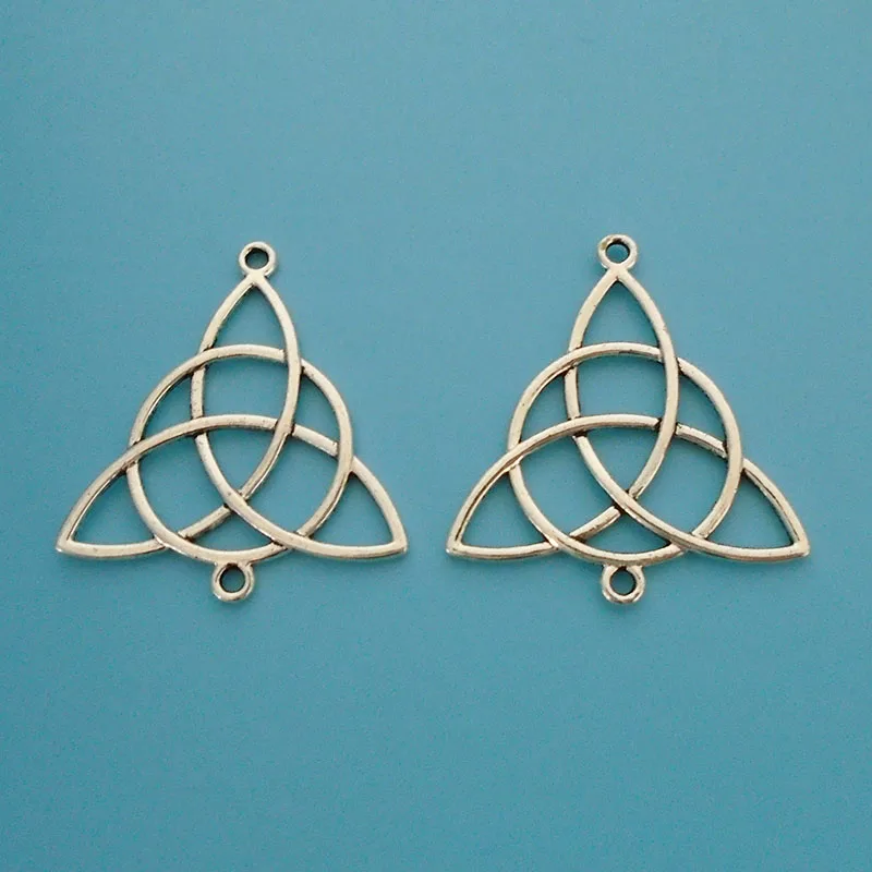 20 x Tibetan Silver Hollow Celtics Knot Trinity Triquetra Pagan Wicca Connectors Charms Pendants for Jewelry Making Findings
20 x Tibetan Silver Hollow Celtics Knot Trinity Triquetra Pagan Wicca Connectors Charms Pendants for Jewelry Making Findings