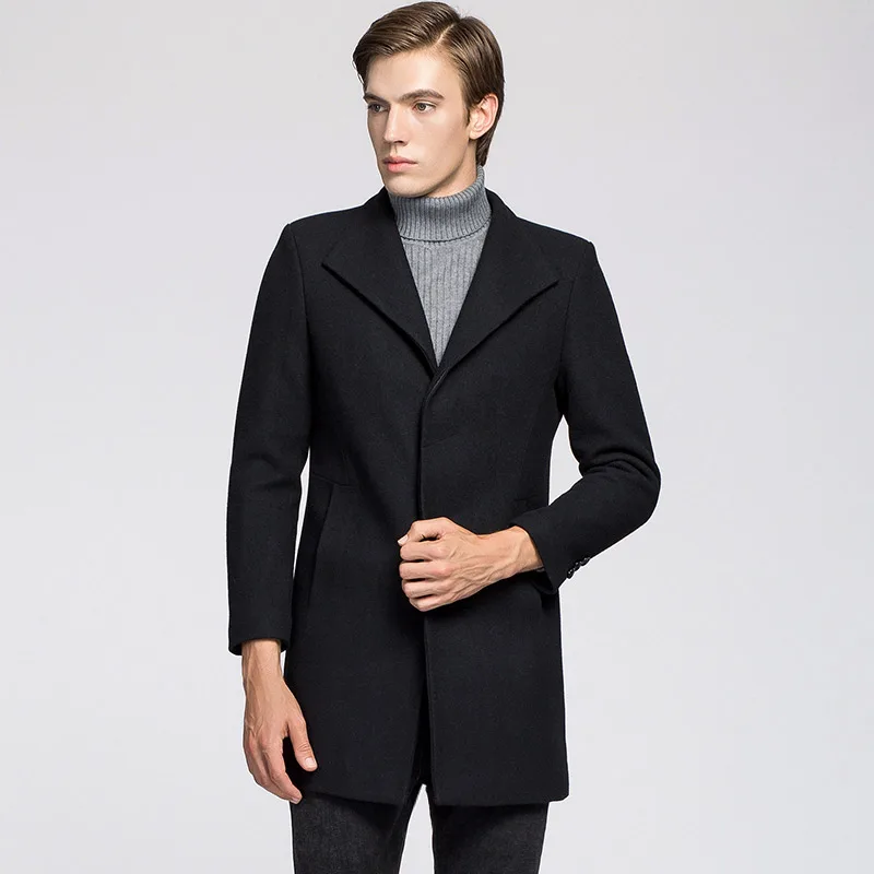 Brand Woolen Coat Men Warm Thick Coat Men Winter Wool Blend Casual Mens Overcoat Jacket Plus Size Manteau Homme Hiver Long
Brand Woolen Coat Men Warm Thick Coat Men Winter Wool Blend Casual Mens Overcoat Jacket Plus Size Manteau Homme Hiver Long