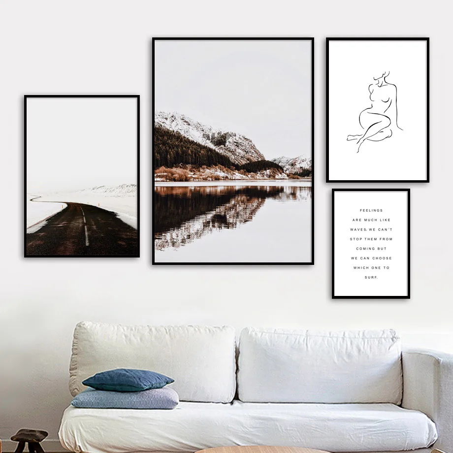 Line Woman Snow Mountain Road Landscape Wall Art Canvas Painting Nordic Posters And Prints Wall Pictures For Living Room Decor
Line Woman Snow Mountain Road Landscape Wall Art Canvas Painting Nordic Posters And Prints Wall Pictures For Living Room Decor
