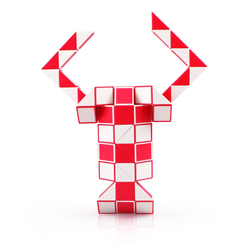 QYTOYS 24 Blocks Magic Snake Cube 36 Segments Speed Blocks Snake Twist Puzzle 48 Blocks Speed Magic Ruler Gifts For Kids
QYTOYS 24 Blocks Magic Snake Cube 36 Segments Speed Blocks Snake Twist Puzzle 48 Blocks Speed Magic Ruler Gifts For Kids