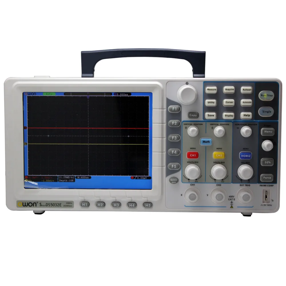 Original OWON Ultra-thin 30Mhz Digital Storage Oscilloscope SDS5032E 250Mhz/s 8" TFT VGA
Original OWON Ultra-thin 30Mhz Digital Storage Oscilloscope SDS5032E 250Mhz/s 8" TFT VGA