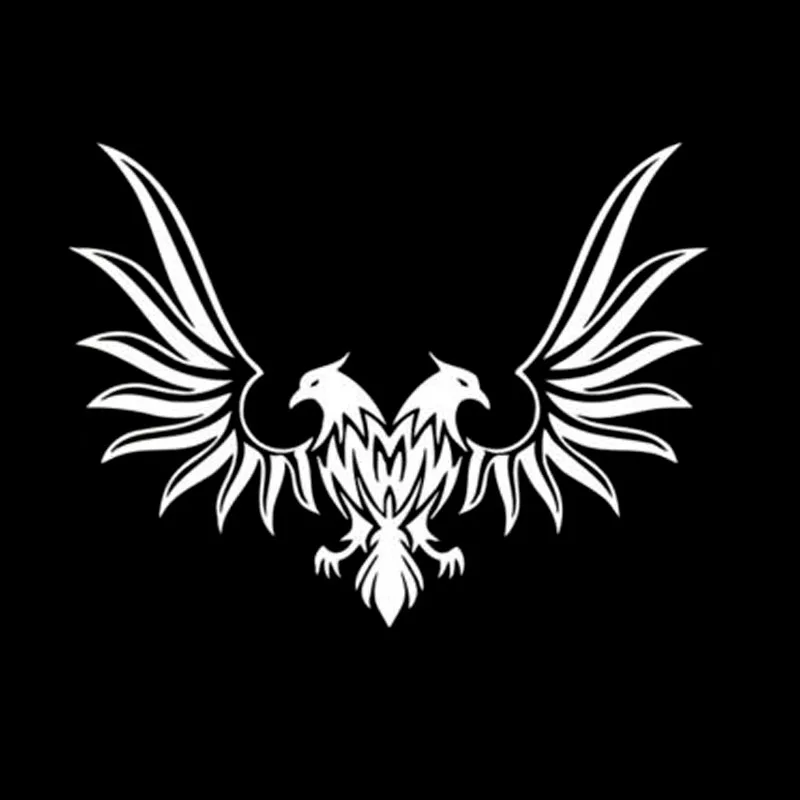 20X15.2CM Wild Evil Double Eagle Birds Bardian Vinyl Car Stickers Motorcycle Decal Black Silver S6-2437
20X15.2CM Wild Evil Double Eagle Birds Bardian Vinyl Car Stickers Motorcycle Decal Black Silver S6-2437