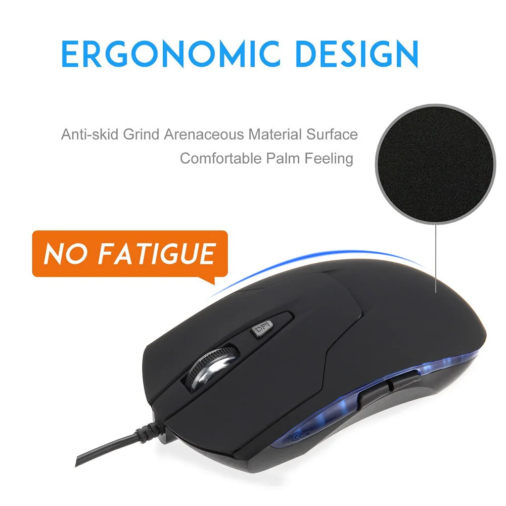 Hot Sale LED USB Wired Gaming Mouse 6 Buttons Adjustable 2400 DPI Optical Computer Mice for Game Laptop
Hot Sale LED USB Wired Gaming Mouse 6 Buttons Adjustable 2400 DPI Optical Computer Mice for Game Laptop