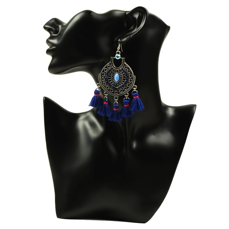 New crystal earrings fashion jewelry women blue statement tassel Earrings for women dangle drops Fringing earrings
New crystal earrings fashion jewelry women blue statement tassel Earrings for women dangle drops Fringing earrings