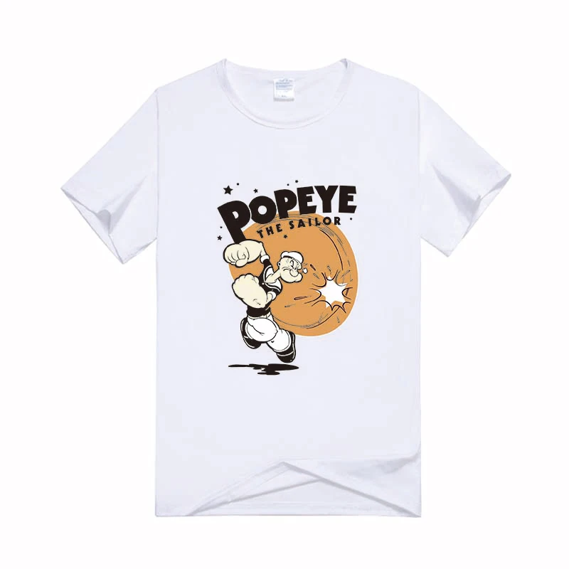 Мужская футболка с принтом Popeye The Sailor идеальный подарок на день рождения летние
