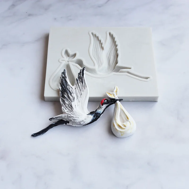 Aouke Red-crowned crane Silicone Decorating Molds Cake Silicone Mold Sugarpaste Candy Chocolate Clay Mould
Aouke Red-crowned crane Silicone Decorating Molds Cake Silicone Mold Sugarpaste Candy Chocolate Clay Mould