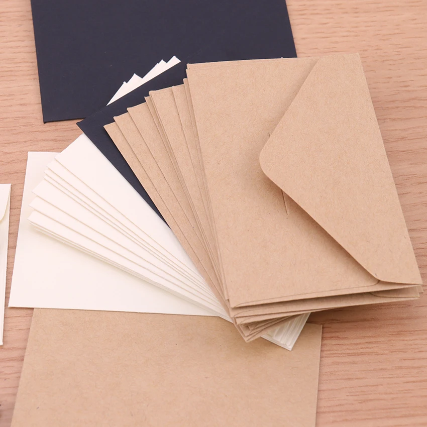 20PCS Black White Craft Paper Envelopes Vintage Style Blank Mini Envelope for Card Scrapbooking Love Letter Gift Supplies
20PCS Black White Craft Paper Envelopes Vintage Style Blank Mini Envelope for Card Scrapbooking Love Letter Gift Supplies