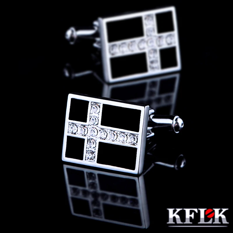 KFLK 2019 Роскошные брендовые запонки на пуговицах, запонки с кристаллами, высокое качество, черные запонки для мужских украшений
KFLK 2019 Роскошные брендовые запонки на пуговицах, запонки с кристаллами, высокое качество, черные запонки для мужских украшений
