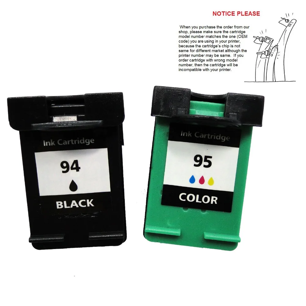 YOTAT remanufactured ink cartridge for HP94 HP95 for HP Deskjet 460c 460cb 460wbt 460wf 5740 5740xi 5743 5745 5748 6520 6520xi
YOTAT remanufactured ink cartridge for HP94 HP95 for HP Deskjet 460c 460cb 460wbt 460wf 5740 5740xi 5743 5745 5748 6520 6520xi