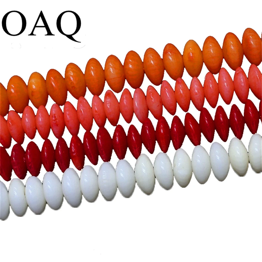 4 Colors Natural coral beads 3x7mm Abacus Stone spacer Loose Beads for jewelry making
4 Colors Natural coral beads 3x7mm Abacus Stone spacer Loose Beads for jewelry making