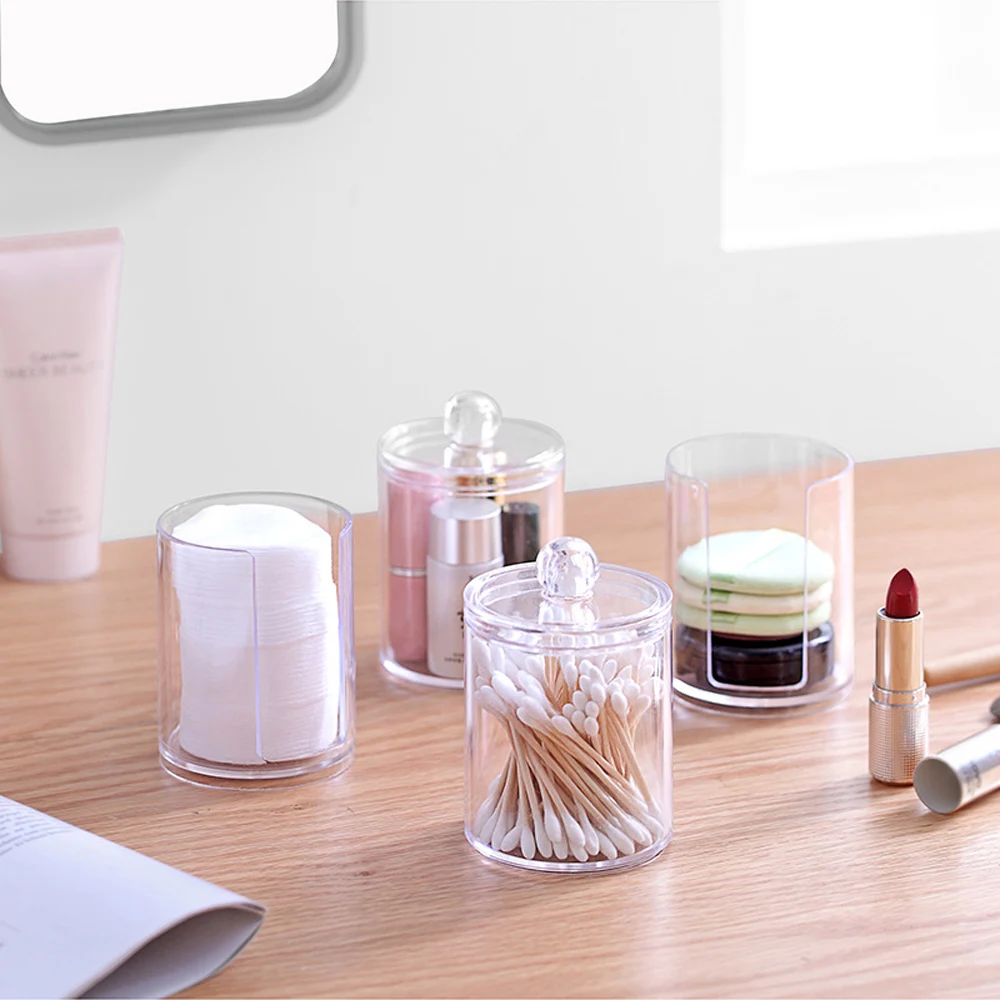 Acrylic Multifunctional Round Qtip Container Cosmetic Makeup Cotton Pad Organizer Jewelry Storage Box Holder and Candy Jars
Acrylic Multifunctional Round Qtip Container Cosmetic Makeup Cotton Pad Organizer Jewelry Storage Box Holder and Candy Jars