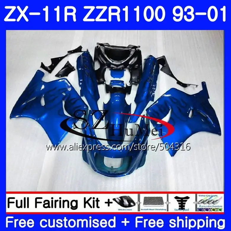 Body For KAWASAKI NINJA ZZR1100 ZX 11R ZX-11R ZX11 11NO.1 ZX11R 93 94 95 96 97 98 99 00 01 ZX 11R 1993 2001 Fairing Blue black
Body For KAWASAKI NINJA ZZR1100 ZX 11R ZX-11R ZX11 11NO.1 ZX11R 93 94 95 96 97 98 99 00 01 ZX 11R 1993 2001 Fairing Blue black