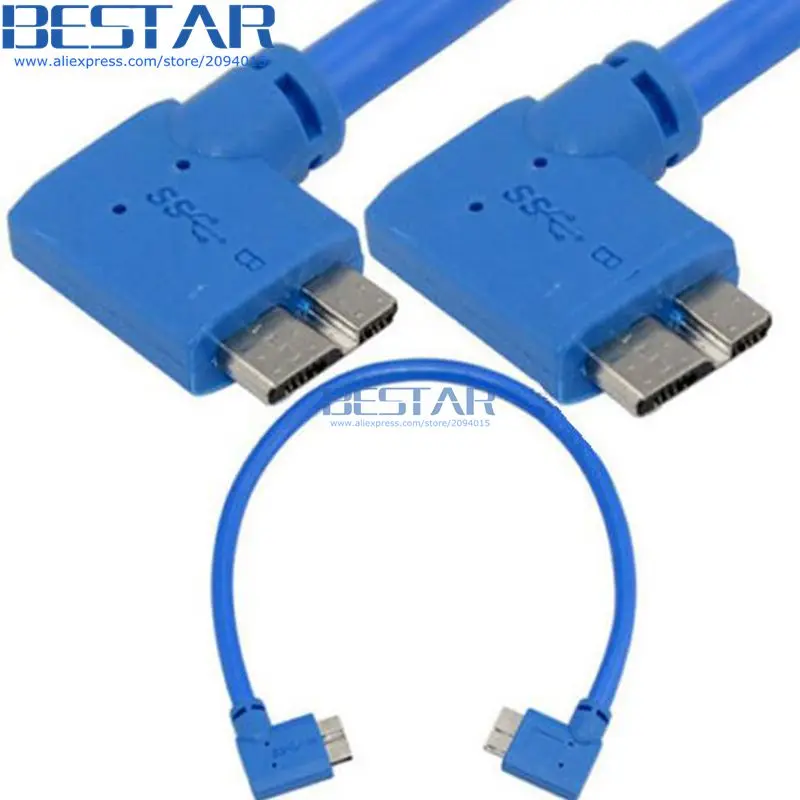 (10pcs/lot) 50cm USB 3.0 Micro B Male to MicroB Male Dual Right Angled Extension Cable Blue for Mobile hard disk digital camera
(10pcs/lot) 50cm USB 3.0 Micro B Male to MicroB Male Dual Right Angled Extension Cable Blue for Mobile hard disk digital camera