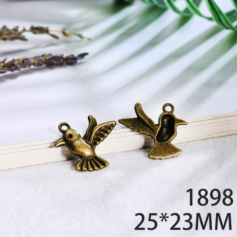 25*23mm 8pcs Bird Alloy Pendant For Diy Jewelry Making 2 Colors Antique Silver Antique Bronze No.1898
25*23mm 8pcs Bird Alloy Pendant For Diy Jewelry Making 2 Colors Antique Silver Antique Bronze No.1898