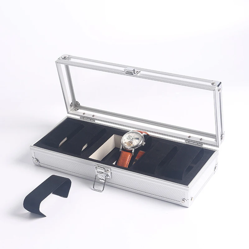 6 Slots Wrist Watch Display Case Box Watch Bracelet Storage Box Jewelry Organizer Watch Display Holder with Cover
6 Slots Wrist Watch Display Case Box Watch Bracelet Storage Box Jewelry Organizer Watch Display Holder with Cover