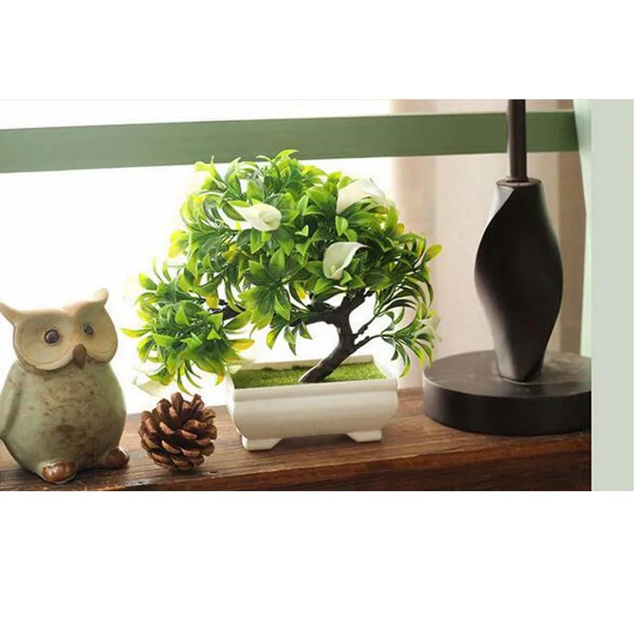 3Kinds Style Artificial plastic simulation plant bonsai Calla flower pot pots living room office green planting fake flower pots
3Kinds Style Artificial plastic simulation plant bonsai Calla flower pot pots living room office green planting fake flower pots