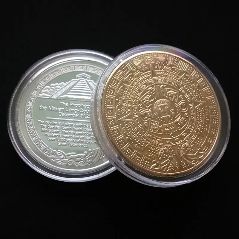 Новое прибытие пророчество Майя не монеты иностранных валют Солнечный Пирамида
