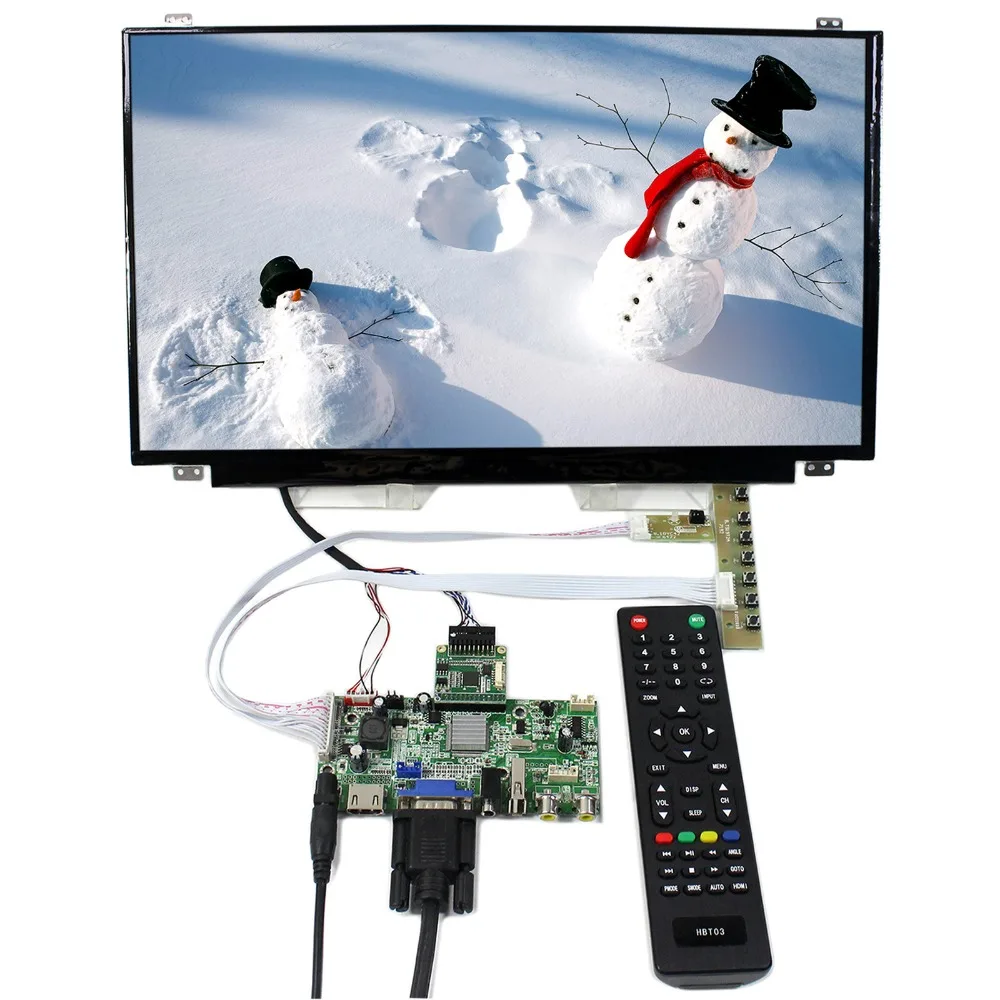 H DMI VGA AV Audio USB LCD Controller Board With 15.6inch 1920x1080 B156HAN01.2 IPS LCD Screen
H DMI VGA AV Audio USB LCD Controller Board With 15.6inch 1920x1080 B156HAN01.2 IPS LCD Screen