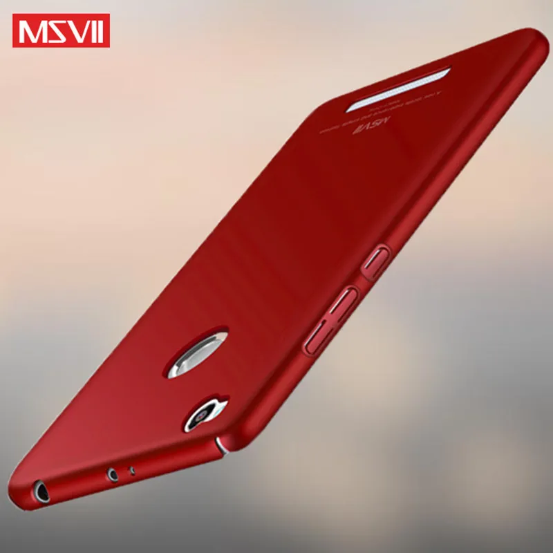 Чехол для xiaomi Redmi 3S чехол MSVII роскошный тонкий жесткий защитный из поликарбоната
