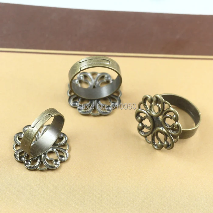 Rings Settings Wholesale 100pcs 20mm Flower pattern Tray Brass Antique Bronze Ring Cameo Cabochons Base Settings Findings
Rings Settings Wholesale 100pcs 20mm Flower pattern Tray Brass Antique Bronze Ring Cameo Cabochons Base Settings Findings