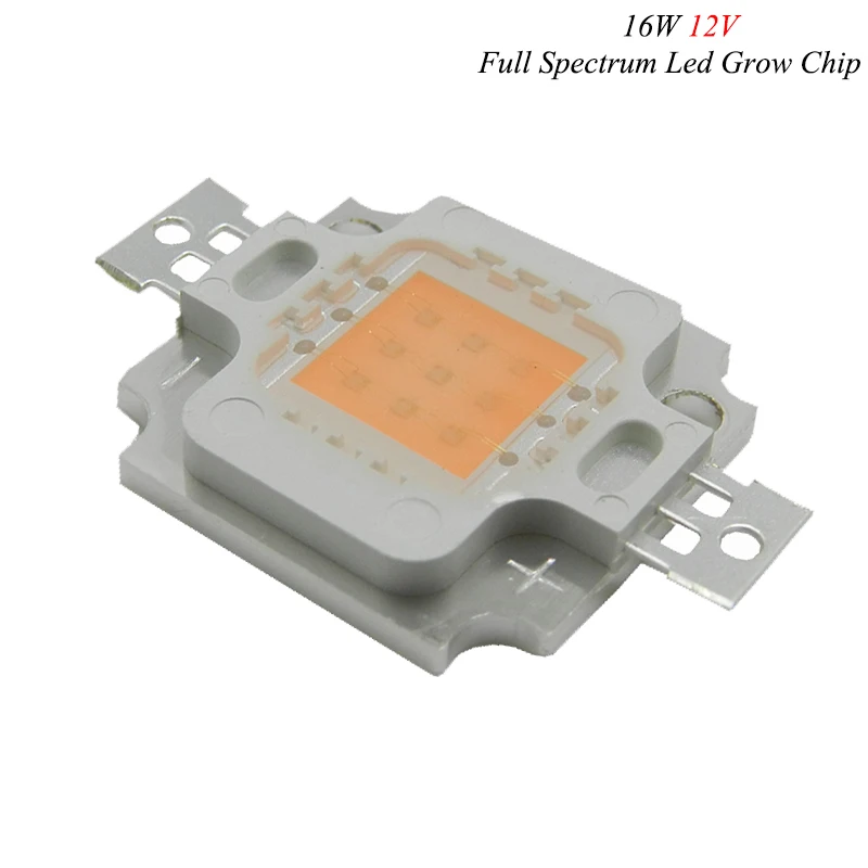 10PCS /LOT 16W high power full spectrum 380~840nm SMD 12v LED grow Chip EPISLEDS Light Lamp for Led grow light
10PCS /LOT 16W high power full spectrum 380~840nm SMD 12v LED grow Chip EPISLEDS Light Lamp for Led grow light