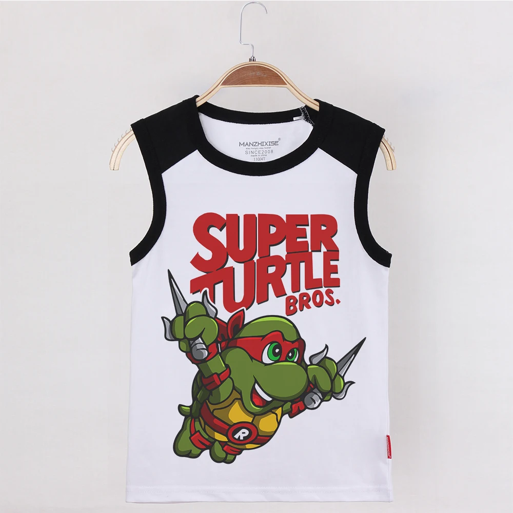 Clothes Kids Tank Super Turtle Cotton Sleeveless Top Summer Child Undershirt Children Camisoles Tanks For Boys Tee Shirt 2Y-12Y
Clothes Kids Tank Super Turtle Cotton Sleeveless Top Summer Child Undershirt Children Camisoles Tanks For Boys Tee Shirt 2Y-12Y