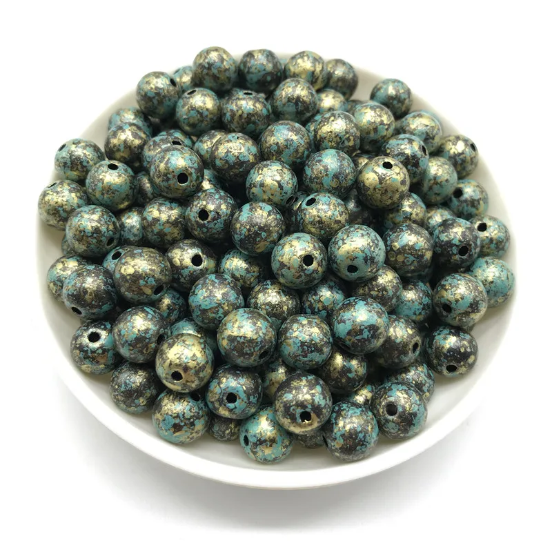 Wholesale 6 8 10 12mm Round Metal Acrylic Beads For Jewelry Making Accessories DIY Bracelet necklace #02
Wholesale 6 8 10 12mm Round Metal Acrylic Beads For Jewelry Making Accessories DIY Bracelet necklace #02