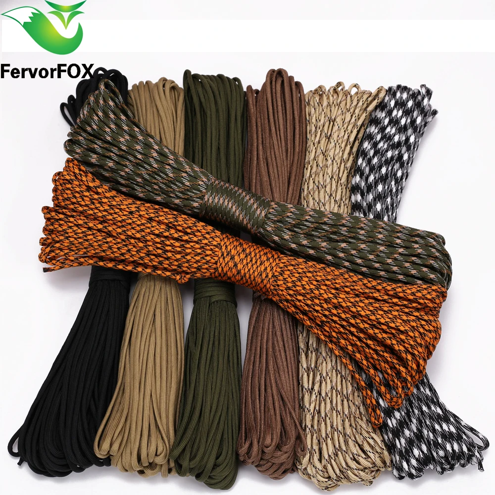 FervorFOX 90 color Paracord 550 Parachute Cord Lanyard Rope Mil Spec Type III 7 Strand 100FT Climbing Camping survival equipment
FervorFOX 90 color Paracord 550 Parachute Cord Lanyard Rope Mil Spec Type III 7 Strand 100FT Climbing Camping survival equipment